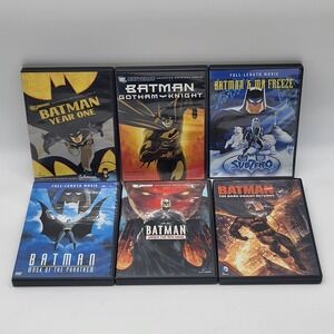 DC Comics Batman Animated DVD Set Lot Of 6